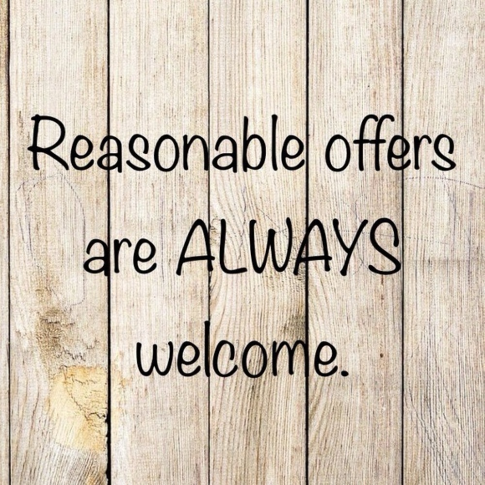 Reasonable offers welcome !!!